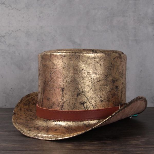 2021 3 Size Women Leather Top Hat Men Fedora Hat Magic Flat Steampunk Cosplay Party Cap, Blue;gray
2021 3 Size Women Leather Top Hat Men Fedora Hat Magic Flat Steampunk Cosplay Party Cap, Blue;gray