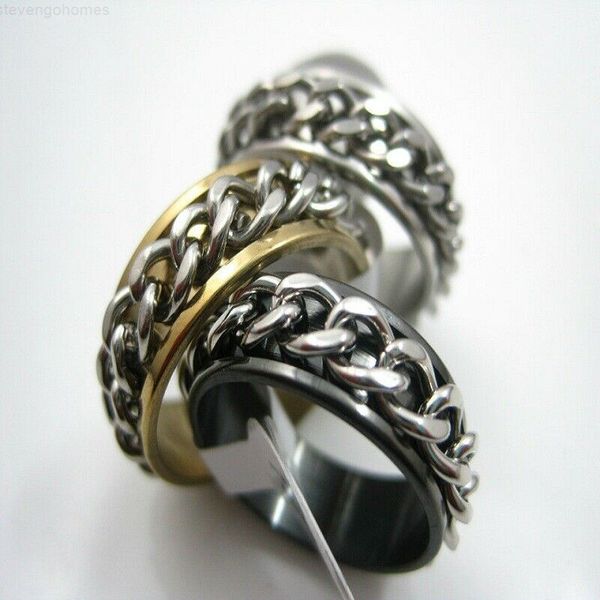 rings and spinners wholesale for men 100factory chain women silver/gold/black stainless steel ring mixed jewelry dropshi
rings and spinners wholesale for men 100factory chain women silver/gold/black stainless steel ring mixed jewelry dropshi