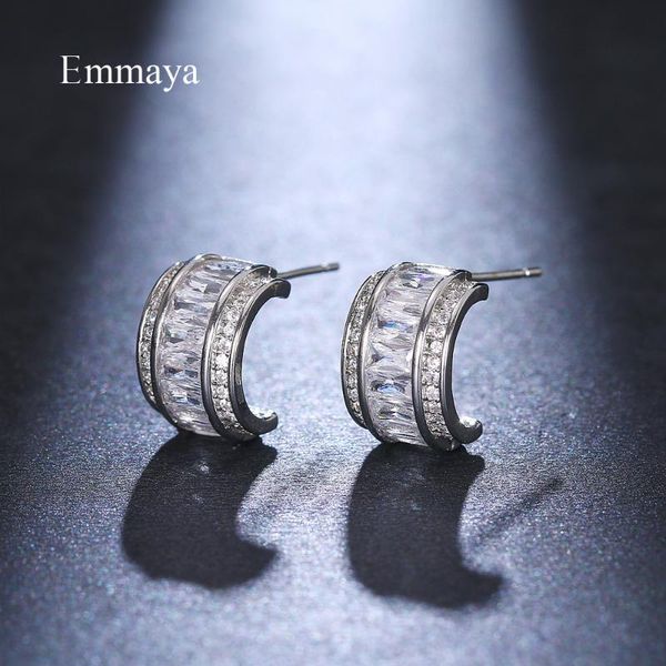 emmaya new fashion semicircle appearance white color cz open earring for women fascinating jewelry in wedding party dress-up, Golden;silver
emmaya new fashion semicircle appearance white color cz open earring for women fascinating jewelry in wedding party dress-up, Golden;silver