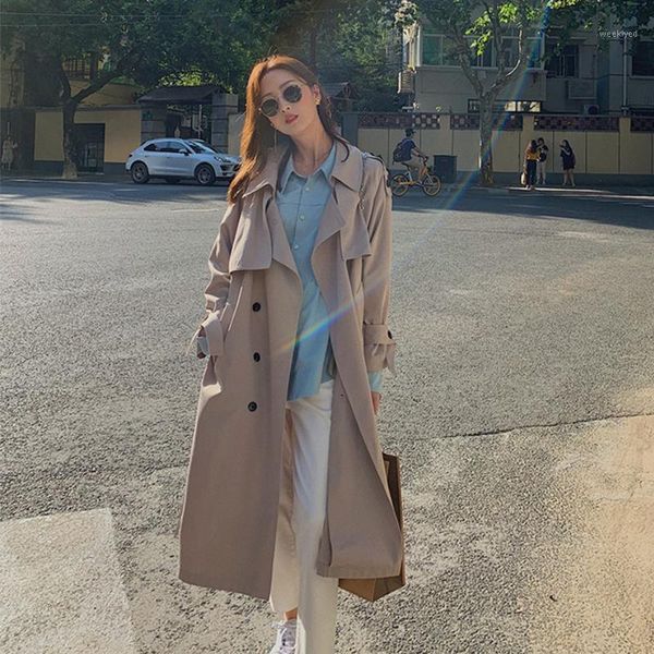 woolen coat women's korean version 2021 fashion hepburn long jacket knee length loose temperament windbreaker jacket women1, Tan;black
woolen coat women's korean version 2021 fashion hepburn long jacket knee length loose temperament windbreaker jacket women1, Tan;black