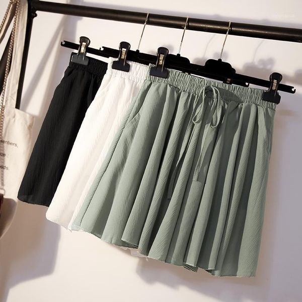 women shorts drawstring elastic waist fashion short pants 2020 summer loose boho casual women chiffon shorts skirt pants k1541, White;black
women shorts drawstring elastic waist fashion short pants 2020 summer loose boho casual women chiffon shorts skirt pants k1541, White;black