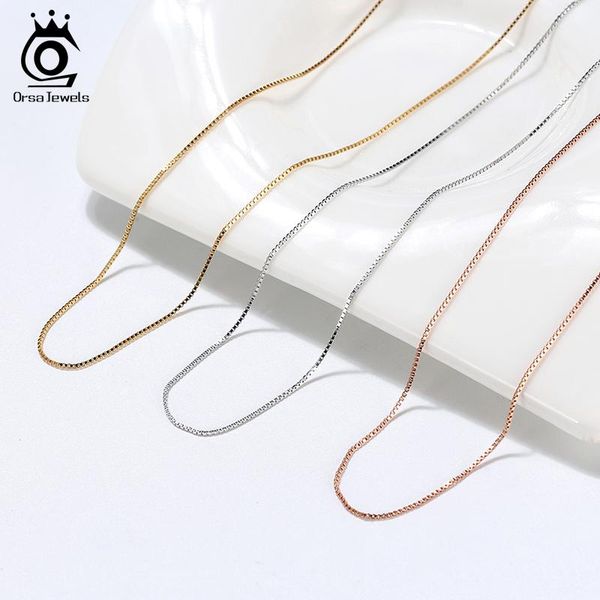 orsa jewels italian 925 sterling silver box chain necklace rose gold/gold plated silver necklaces neck chains for pendant sc07-g
orsa jewels italian 925 sterling silver box chain necklace rose gold/gold plated silver necklaces neck chains for pendant sc07-g