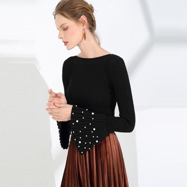 2018 autumn winter nail pearl rendering unlined garment pullovers jumper sweaters clothes female knitted women streetwear1, White;black
2018 autumn winter nail pearl rendering unlined garment pullovers jumper sweaters clothes female knitted women streetwear1, White;black