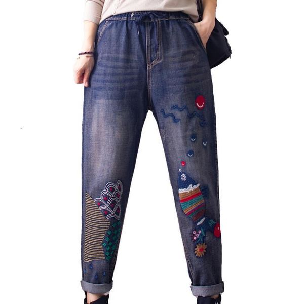 high waist brim woman harem pants 2021 vintage fall torn jean femme embroidered hole plus size jeans p1775 ytn4, Black;white
high waist brim woman harem pants 2021 vintage fall torn jean femme embroidered hole plus size jeans p1775 ytn4, Black;white