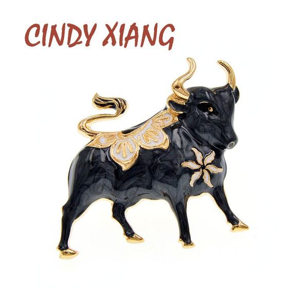 pins, brooches cindy xiang enamel bull brooch chinese 2021 year zodiac women and men pin animal cattle cow jewelry 4 colors, Gray
pins, brooches cindy xiang enamel bull brooch chinese 2021 year zodiac women and men pin animal cattle cow jewelry 4 colors, Gray