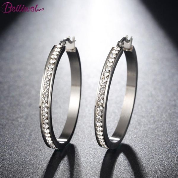charm beiliwol statement hoop earrings for women 316l stainless steel silver color cubic zirconia brinco bijoux 2021 design, Golden
charm beiliwol statement hoop earrings for women 316l stainless steel silver color cubic zirconia brinco bijoux 2021 design, Golden
