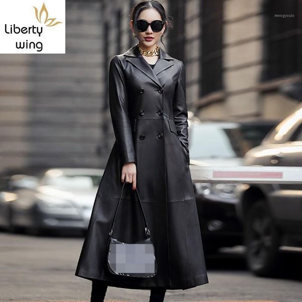 luxury elegant sheepskin real leather windbreakers female spring streetwear slim long jacket double breasted office lady coat1, Black
luxury elegant sheepskin real leather windbreakers female spring streetwear slim long jacket double breasted office lady coat1, Black