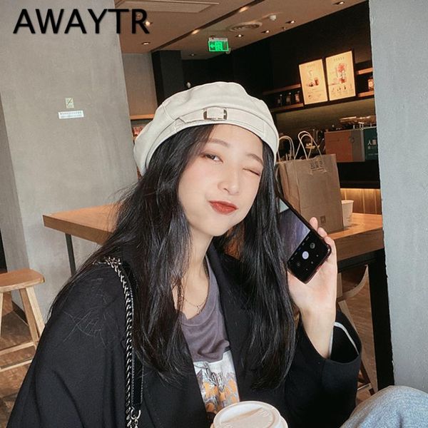 awaytr new fashion leather cap solid beret hat women cap female ladies beanie beret girls pu hat, Blue;gray
awaytr new fashion leather cap solid beret hat women cap female ladies beanie beret girls pu hat, Blue;gray