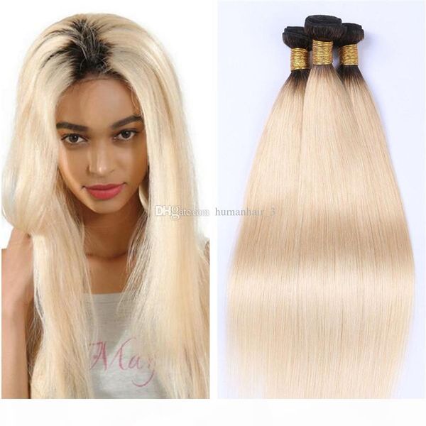 ombre 1b 613 dark roots blonde brazilian remy hair extension silk straight 100% human hair weave bundles double weft blonde human hair, Black;brown
ombre 1b 613 dark roots blonde brazilian remy hair extension silk straight 100% human hair weave bundles double weft blonde human hair, Black;brown