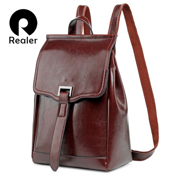 realer fashion women backpack for teenage girls leather backpacks vintage school bag shoulder bag female
realer fashion women backpack for teenage girls leather backpacks vintage school bag shoulder bag female
