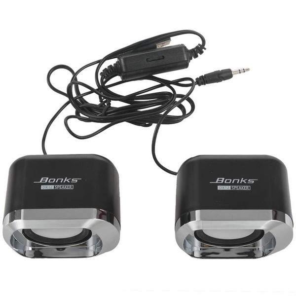 usb 2.0 notebook speakers wired stereo mini computer speaker for desklapnotebook pc mp3 mp4 3.5mm aux in black
usb 2.0 notebook speakers wired stereo mini computer speaker for desklapnotebook pc mp3 mp4 3.5mm aux in black
