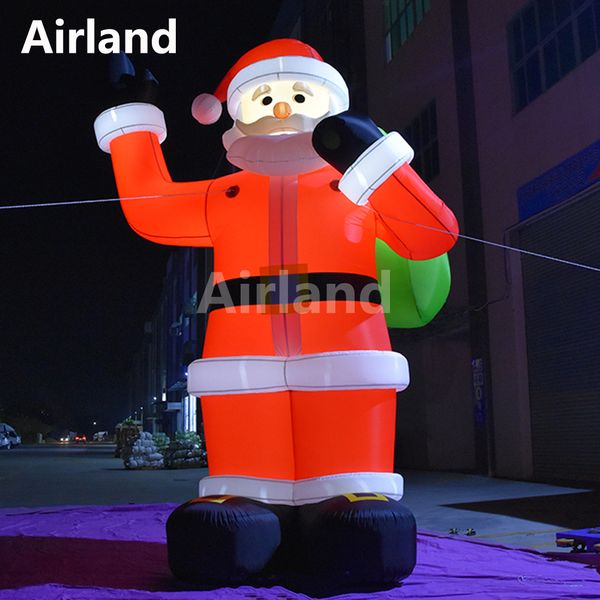 outdoor handsome 4/6/8/10m giant inflatable santa claus with bag inflatable santa model for christmas decoration with led light
outdoor handsome 4/6/8/10m giant inflatable santa claus with bag inflatable santa model for christmas decoration with led light