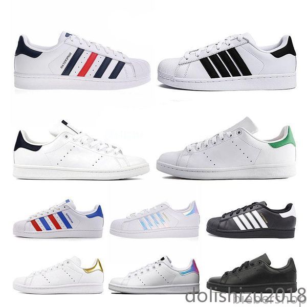 2020 stan smith superstars мужская женская повседневная обувь трипл черный орео лазерная золотая платформа мода спортивные кроссовки плоские, Black
2020 stan smith superstars мужская женская повседневная обувь трипл черный орео лазерная золотая платформа мода спортивные кроссовки плоские, Black