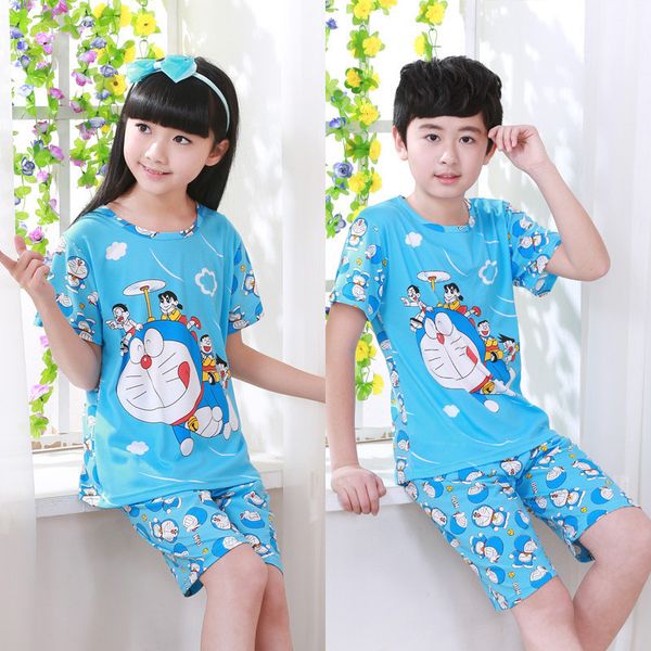 kids pajamas sets summer baby girls boys nightwear children cartoon short sleeve casual sleepwear nightgown suits clothing a0129 y200704, Blue;red
kids pajamas sets summer baby girls boys nightwear children cartoon short sleeve casual sleepwear nightgown suits clothing a0129 y200704, Blue;red