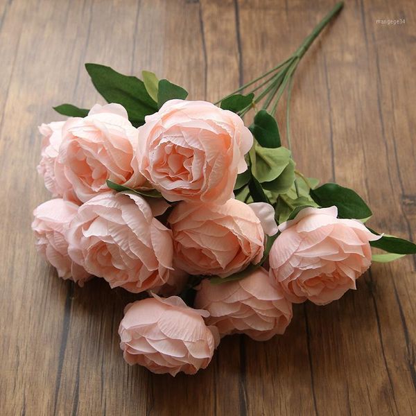 10 big heads rose bouquet silk peony artificial flowers fake flowers home decoration wedding1
10 big heads rose bouquet silk peony artificial flowers fake flowers home decoration wedding1