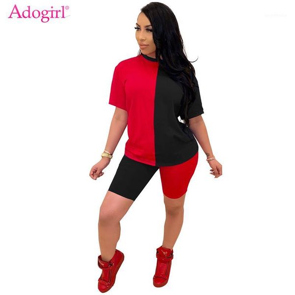 adogirl color patchwork women casual two piece set tracksuit o neck short sleeve t shirt and shorts summer fashion suit1, White
adogirl color patchwork women casual two piece set tracksuit o neck short sleeve t shirt and shorts summer fashion suit1, White