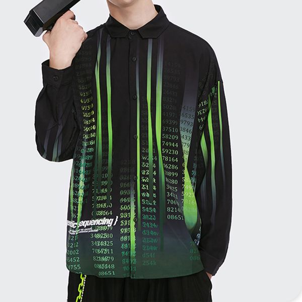 2021 new big data print long sleeve mens autumn harajuku cotton beach shirt hip hop streetwerar color block loose shirts dd9q, White
2021 new big data print long sleeve mens autumn harajuku cotton beach shirt hip hop streetwerar color block loose shirts dd9q, White