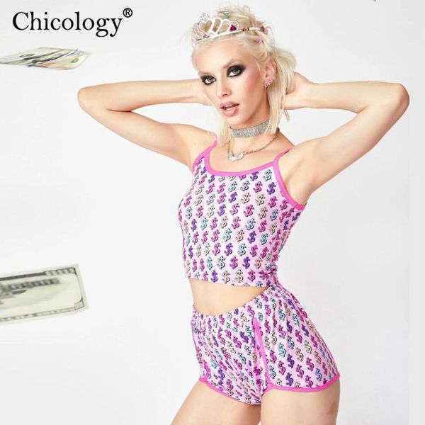 chicology $ dollar print crop camis high waist short female 2 two piece set 2020 summer women clothing club outfit1, Gray
chicology $ dollar print crop camis high waist short female 2 two piece set 2020 summer women clothing club outfit1, Gray