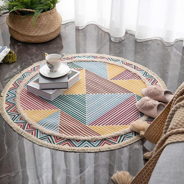 carpets nordic round carpet cotton hand tufted living room sofa bedroom breathable non slip floor mat household decoration1
carpets nordic round carpet cotton hand tufted living room sofa bedroom breathable non slip floor mat household decoration1