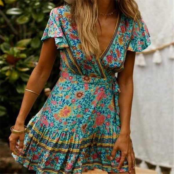 uk women v neck dress wrap summer boho floral paisley mini print dress ladies holiday beach casual floral, Black;gray
uk women v neck dress wrap summer boho floral paisley mini print dress ladies holiday beach casual floral, Black;gray
