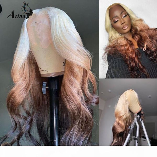 ombre body wave glueless lace wig for black women pre plucked 613 hd transparent perruque remy frontal human hair wig closure, Black;brown
ombre body wave glueless lace wig for black women pre plucked 613 hd transparent perruque remy frontal human hair wig closure, Black;brown