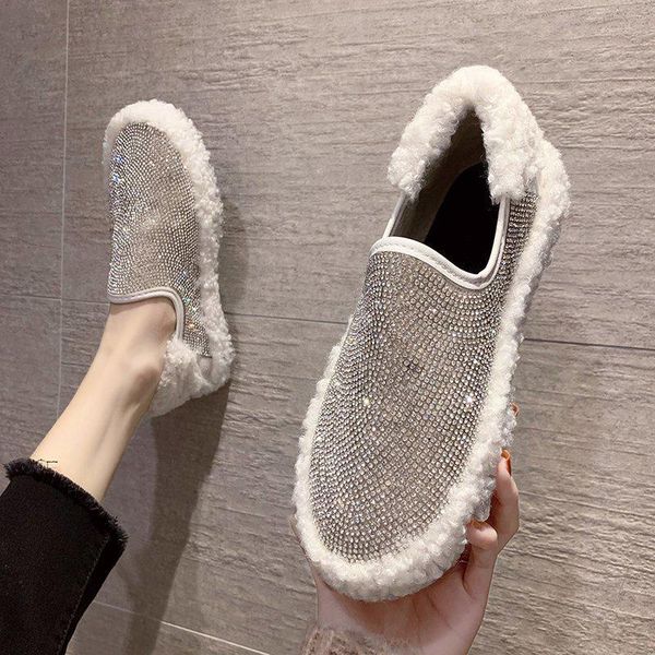shoes woman flats slip-on autumn all-match round toe crystal casual female sneakers loafers fur dress slip on fall rhinestone, Black
shoes woman flats slip-on autumn all-match round toe crystal casual female sneakers loafers fur dress slip on fall rhinestone, Black