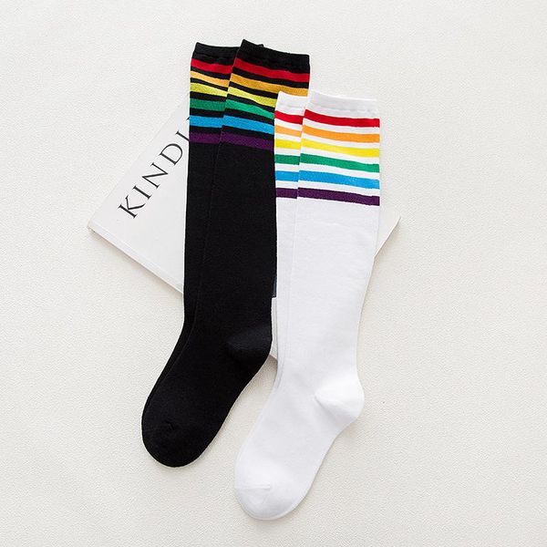 new personality rainbow striped socks wild girl slimming leg cotton socks new personality online shopping visibility wmtvvi xhlove, Black
new personality rainbow striped socks wild girl slimming leg cotton socks new personality online shopping visibility wmtvvi xhlove, Black