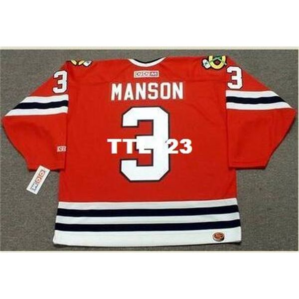 mens #3 dave manson chicago blackhawks 1988 ccm retro hockey jersey or custom any name or number retro jersey, Black
mens #3 dave manson chicago blackhawks 1988 ccm retro hockey jersey or custom any name or number retro jersey, Black