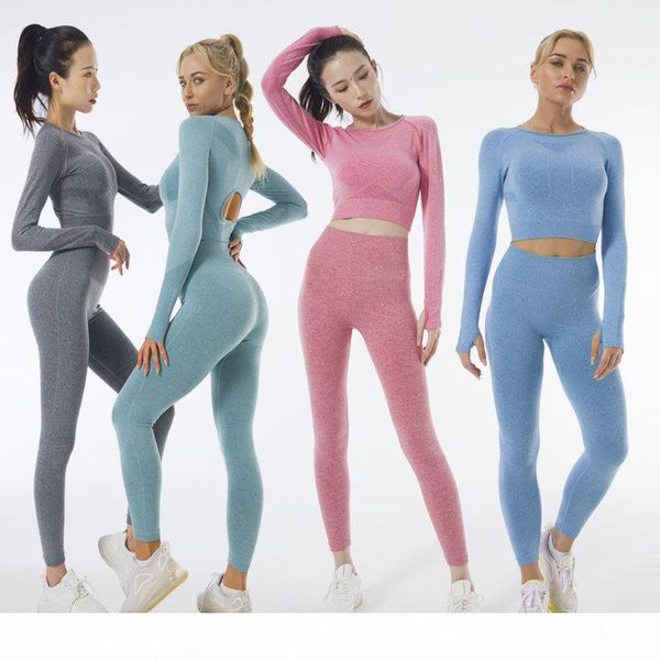 seller ins yoga suits seamless knitted autumn and winter fitness suit long sleeve yoga tracksuits, Gray
seller ins yoga suits seamless knitted autumn and winter fitness suit long sleeve yoga tracksuits, Gray
