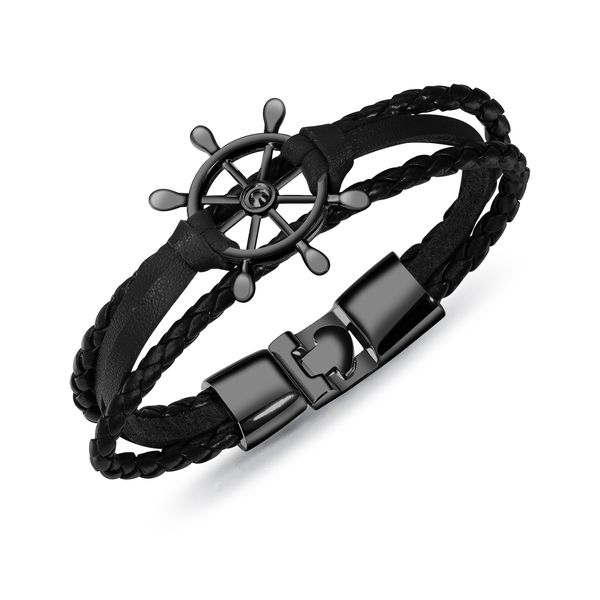multi-layer woven rudder leather men bracelet infinity bracelet silver buckle jewelry handmade charm bangle brown black color ph1257, Golden;silver
multi-layer woven rudder leather men bracelet infinity bracelet silver buckle jewelry handmade charm bangle brown black color ph1257, Golden;silver