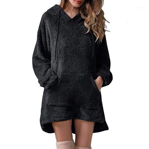 women's hoodies & sweatshirts women autumn winter solid color sweatshirt cotton warm loose plush long sleeved casual 1, Black
women's hoodies & sweatshirts women autumn winter solid color sweatshirt cotton warm loose plush long sleeved casual 1, Black