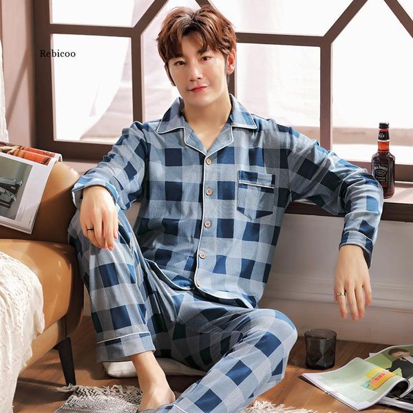 men's sleepwear spring men long sleeve pajamas sets male autumn leisure home clothing cotton casual nightwear, Black;brown
men's sleepwear spring men long sleeve pajamas sets male autumn leisure home clothing cotton casual nightwear, Black;brown