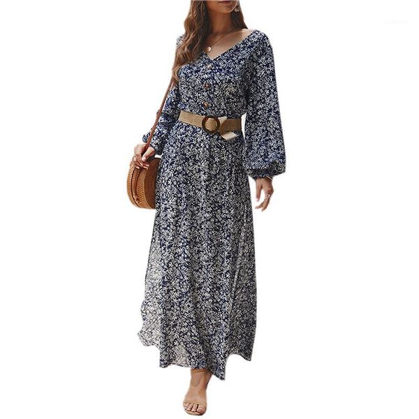 spring autumn behomian dress 2020 new floral printed women dresses sweet long lantern sleeve v-neck maxi long dress split m06101, Black;gray
spring autumn behomian dress 2020 new floral printed women dresses sweet long lantern sleeve v-neck maxi long dress split m06101, Black;gray