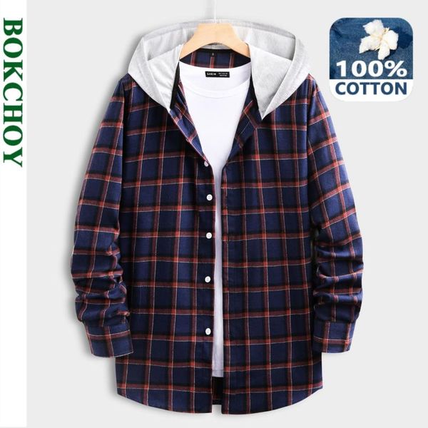 men's casual shirts 2021 spring men plaid shirt with hood long sleeve button up cotton 284, White;black
men's casual shirts 2021 spring men plaid shirt with hood long sleeve button up cotton 284, White;black
