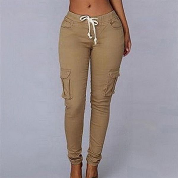 women pants fitness solid trousers casual female multi pockets drawstring tie trousers slight jogger pencil pants oversized 2020, Black;white
women pants fitness solid trousers casual female multi pockets drawstring tie trousers slight jogger pencil pants oversized 2020, Black;white