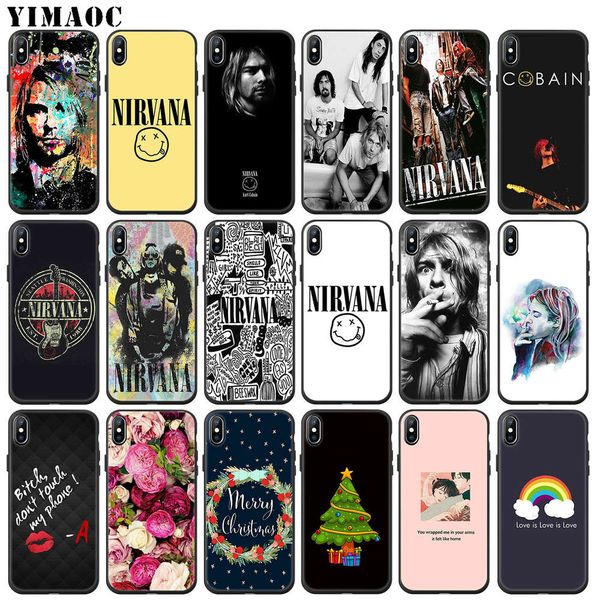 yimac nirvana, kurt cobain, soft silicon case covered with black flowers for vip 11 pro xs max xr x 6 6s 7 8 plus 5 5s se 10
yimac nirvana, kurt cobain, soft silicon case covered with black flowers for vip 11 pro xs max xr x 6 6s 7 8 plus 5 5s se 10