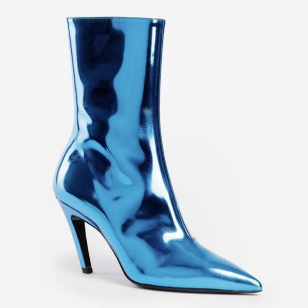 boots women 2021 autumn winter blue sliver leather shoes high heels ankle for pointed toe chaussures femme, Black
boots women 2021 autumn winter blue sliver leather shoes high heels ankle for pointed toe chaussures femme, Black