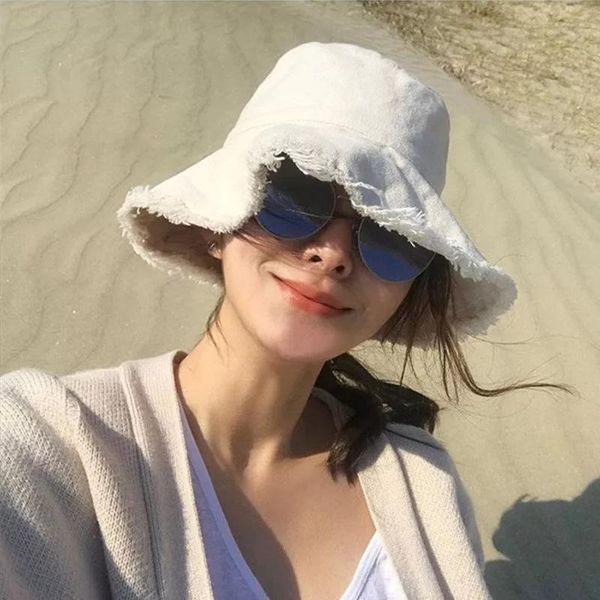 wide brim hats cotton female burrs bucket harajuku hat fishing outdoor panama hip hop cap summer fisherman, Blue;gray
wide brim hats cotton female burrs bucket harajuku hat fishing outdoor panama hip hop cap summer fisherman, Blue;gray