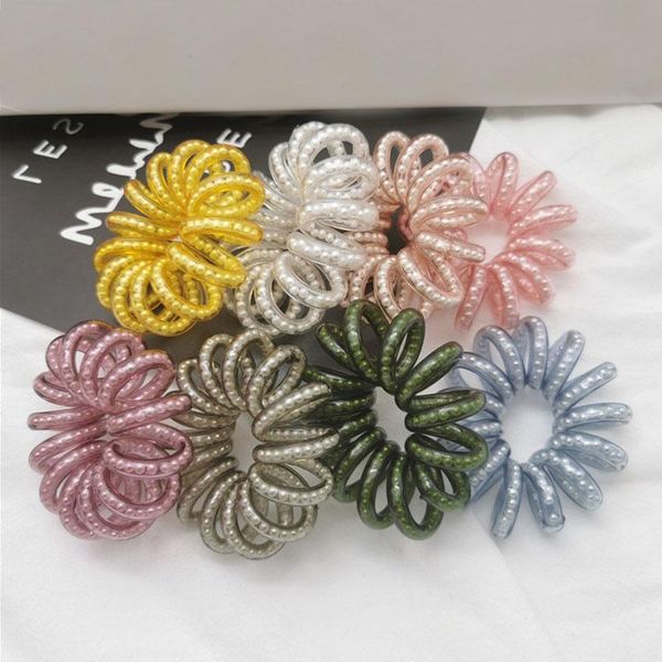 transparent bead elastic hair bands for women girls accessories ponytail ties gum rubber telephone wire rope wmtswy bdesybag, Silver
transparent bead elastic hair bands for women girls accessories ponytail ties gum rubber telephone wire rope wmtswy bdesybag, Silver