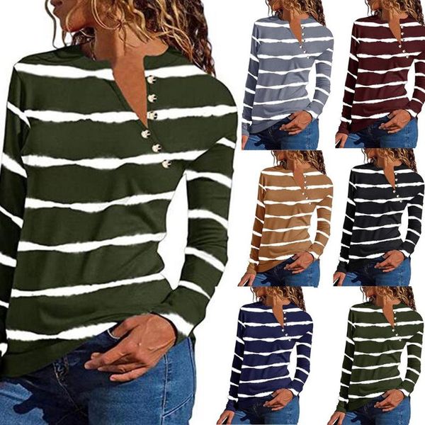 fashion striped blouse shirt buttons skew collar casual autumn winter ladies female women long sleeve blusas pullover, White
fashion striped blouse shirt buttons skew collar casual autumn winter ladies female women long sleeve blusas pullover, White