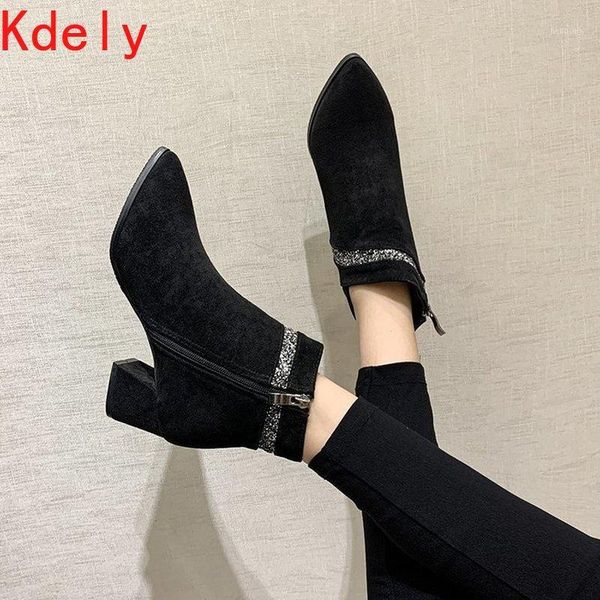 autumn winter boots women 2020 pu round toe mid-heel plus velvet fashion thick-heeled ladies boots bota feminina1, Black
autumn winter boots women 2020 pu round toe mid-heel plus velvet fashion thick-heeled ladies boots bota feminina1, Black