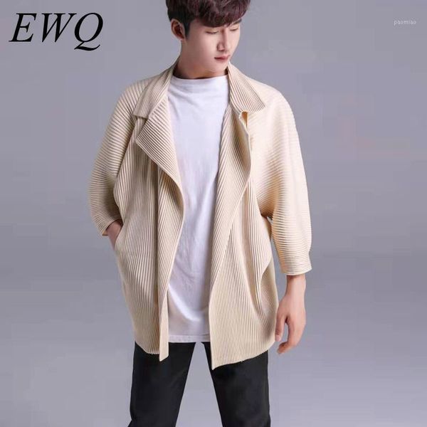 ewq / 2020 spring fashion new thickening loose pleated coat casual all-match cardigan notched jacket 9y4741, Black;brown
ewq / 2020 spring fashion new thickening loose pleated coat casual all-match cardigan notched jacket 9y4741, Black;brown