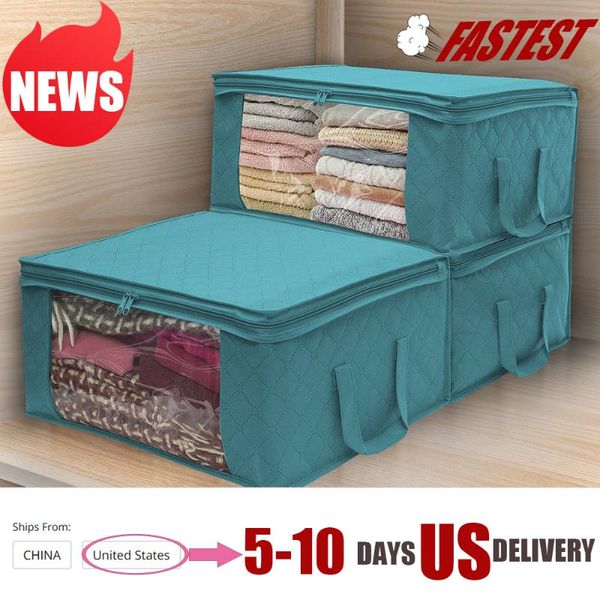 storage bags 1pc foldable anti-dust wardrobe bag space saver closet box high capacity portable clothes container home supplie
storage bags 1pc foldable anti-dust wardrobe bag space saver closet box high capacity portable clothes container home supplie