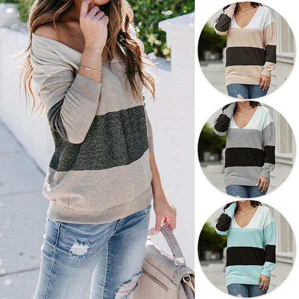 loose cuts in blouses long sleeves v neck pulley cotton sweater autumn sweatshirt mesh women's tights, White;black
loose cuts in blouses long sleeves v neck pulley cotton sweater autumn sweatshirt mesh women's tights, White;black