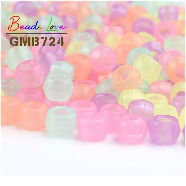 100pcs luminous acrylic beads 6*9mm big hole glow in the dark spacer beads for jewelry making diy bracelet necklace acc jlljpx
100pcs luminous acrylic beads 6*9mm big hole glow in the dark spacer beads for jewelry making diy bracelet necklace acc jlljpx