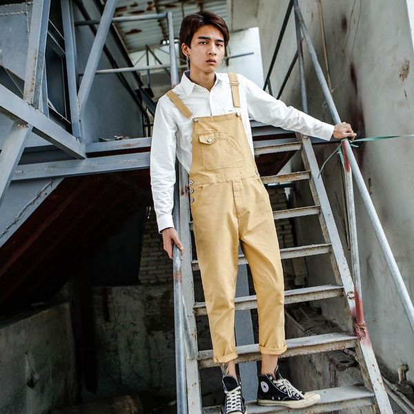 2020 new men's casual jumpsuit tide korean version of the self-cultivation nine pants men's japanese wild suspenders size xxxl, Blue
2020 new men's casual jumpsuit tide korean version of the self-cultivation nine pants men's japanese wild suspenders size xxxl, Blue