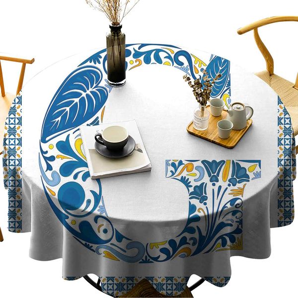 round table cover spillproof tablecloth flower letter g natural elements in blue tones alphabet european culture
round table cover spillproof tablecloth flower letter g natural elements in blue tones alphabet european culture
