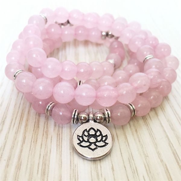 108 mala beads bracelet rosequartz bracelet 108 mala beads necklace laps bracelets lotus pendant yoga bracelets women's gift y200730, Black
108 mala beads bracelet rosequartz bracelet 108 mala beads necklace laps bracelets lotus pendant yoga bracelets women's gift y200730, Black