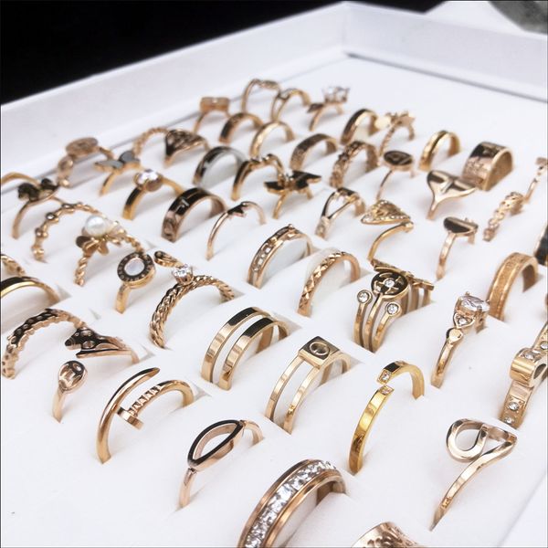 50pcs / pack of lovely rose gold silver crystal ring engagement fashion cubic zirconia women's ring jewelry zhang
50pcs / pack of lovely rose gold silver crystal ring engagement fashion cubic zirconia women's ring jewelry zhang