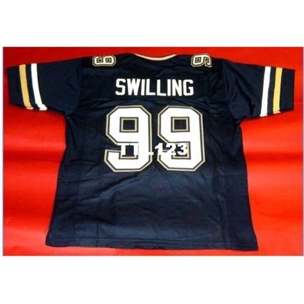 3740 georgia tech yellow jackets #99 pat swilling custom college jersey size s-4xl or custom any name or number jersey, Black
3740 georgia tech yellow jackets #99 pat swilling custom college jersey size s-4xl or custom any name or number jersey, Black